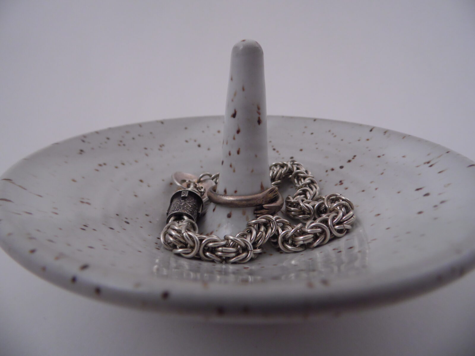 White Ring Holder