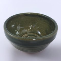 Ceramic Shaving Bowl in Jade Green